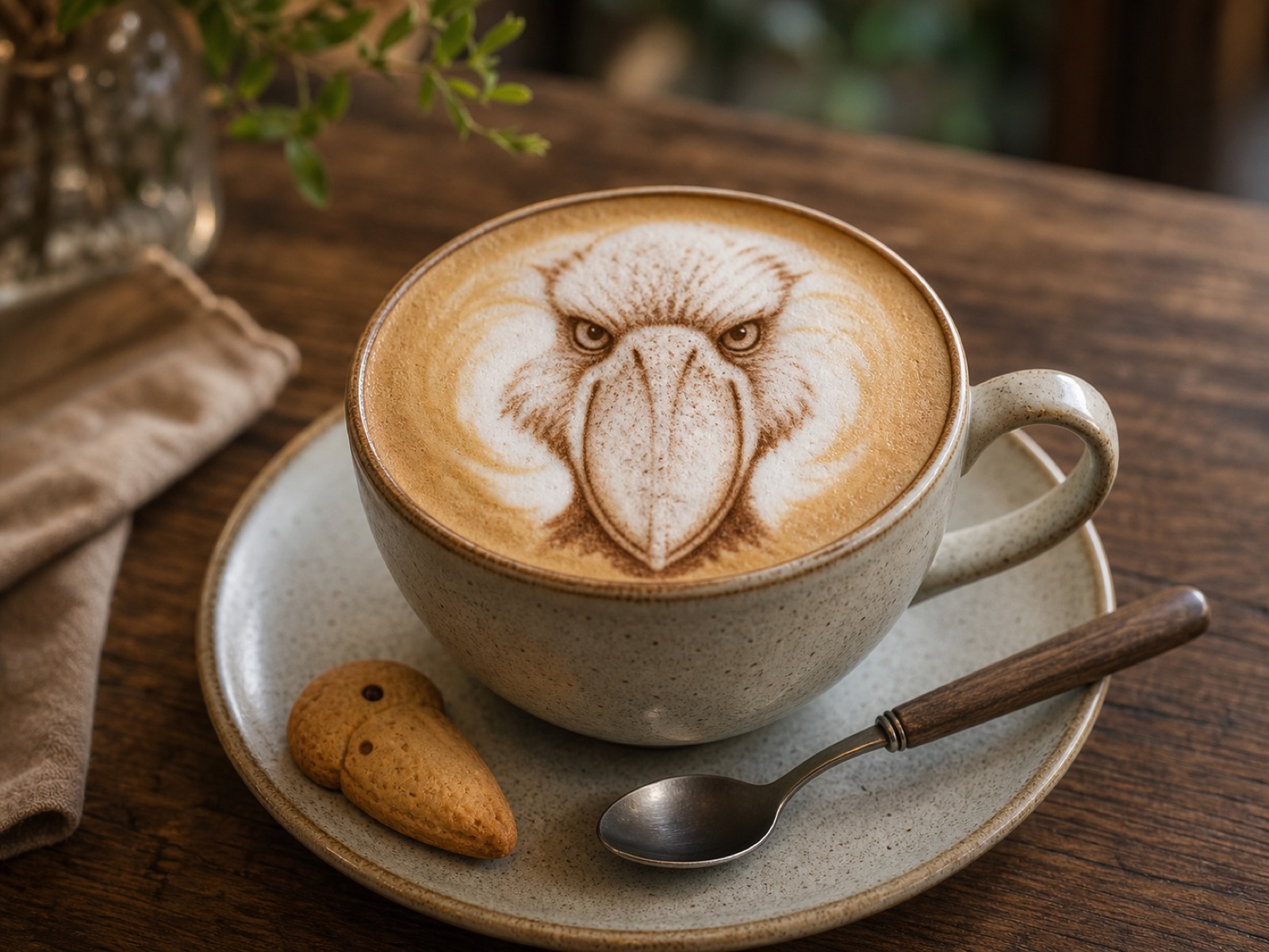 じっとカフェラテ